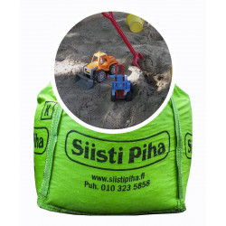 Hiekkalaatikkohiekka Siisti Piha, 0-4mm, 1000kg