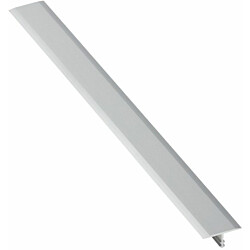 T-tasolista Euroshrink alumiini 232a, 22mm x 2.5m, mattahopea