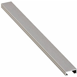 Boordilista Euroshrink alumiini 220a, 20mm x 2.5m, harjattu hopea