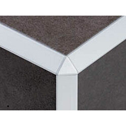 Ulkokulmapala Euroshrink 45 asteen ulkokulmalistaan alumiini e-145a, 12mm, mattahopea