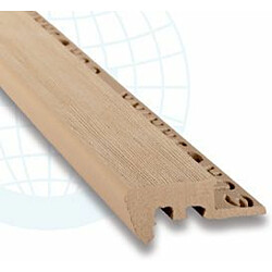 Porraslista Euroshrink rustiikkinen, pvc 245r/textura 12.5mm x 2.5m, beige