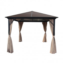Paviljonki verhoilla  AB Polar 3x3m, beige