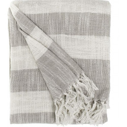 Päiväpeitto AmandaB Collection Stripe, 260x260cm, harmaa