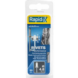 Vetoniitti Rapid, 4.8X20mm, 50kpl