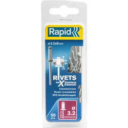 Vetoniitti Rapid, 3.2X8mm, RST, 50kpl