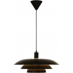 Riippuvalaisin Aneta Lighting Epsilon, Ø45cm, musta