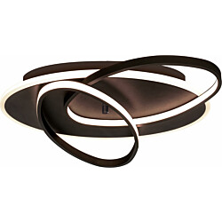 LED-plafondi Aneta Lighting Legato, himmennettävä, musta