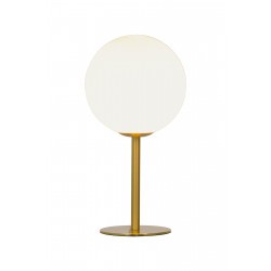 Pöytävalaisin Aneta Lighting Molekyl, mattamessinki/valkoinen