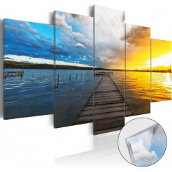 Akryylilasitaulu Artgeist Lake of Dreams, 100x50cm