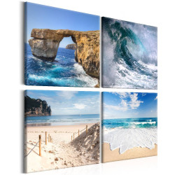 Canvas-taulu Artgeist The Beauty of the Ocean, 40x40cm