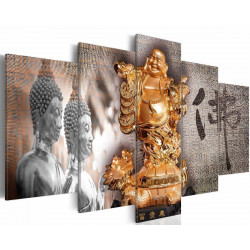 Canvas-taulu Artgeist Smile to Buddha!, 50x100cm