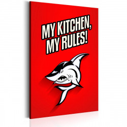 Taulu Artgeist My kitchen - my rules!, 90x60cm
