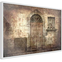 Juliste Artgeist Postcard From Italy, musta kehys, 40x60cm