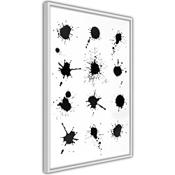 Juliste Artgeist Twelve Spots, musta kehys, 30x20cm