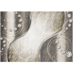 Kuvatapetti Artgeist Diamond route, 105x150cm, beige