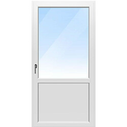 Parvekeovi Arutech Gealan9000 Panel 3K, sisään aukeava, kippitoiminto, valkoinen