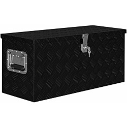 Alumiinilaatikko 80x30x35 cm musta