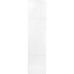 Märkätilalevy Berry Alloc Wall&Water, Lumenvalkoinen Kiiltävä 200 x 300 mm:n kuviolla