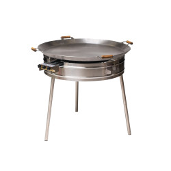 Paellasetti GrillSymbol Expert-960 Ø96cm kaasupoltin säädinletkusetti teräs