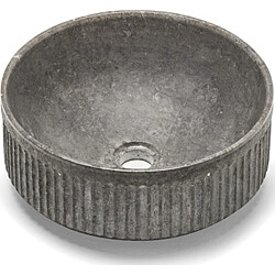 Malja-allas Bathco Striae, Ø380mm, harmaa