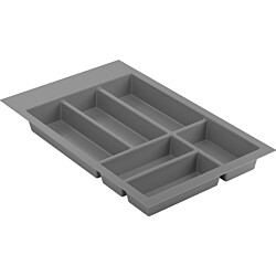 Ruokailuvälinelaatikko Beslag Design Basic 400, 325x523mm, harmaa