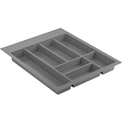Ruokailuvälinelaatikko Beslag Design Basic 500, 425x523mm, harmaa