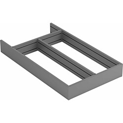 Laatikon jakaja Beslag Design Flex Basic Tool, 473x280mm, harmaa
