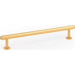 Lankavedin Beslag Design Rille Mini, 190x34x15mm, cc160mm, harjattu messinki