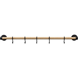 Keittiöteline Beslag Design Aveny, 600 mm, tammi/mattamusta
