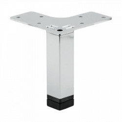 Kalustejalka Beslag Design 201, 25x25x100mm, kromi