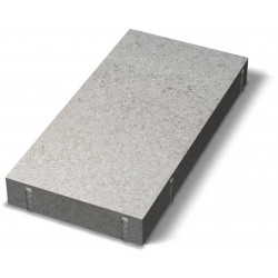 Sileä laatta Benders viisteetön 1/2 420x210x60 mm, harmaa