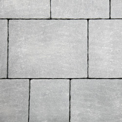 Pihakivi Benders Orlando Antik 60 mm, lajitelma 4 kokoa, harmaa