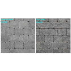 Pihakivi Benders Labyrint/Troja Antik Makro 210x210x50 mm, grafiitti