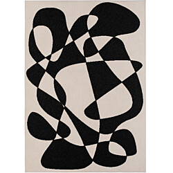 Matto Benina Venus Abstrakt 200x290cm valkoinen/musta
