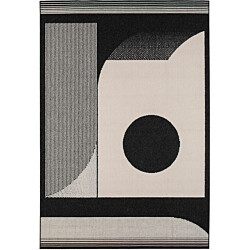 Matto Benina Venus Modern 160x230cm mustavalkoinen