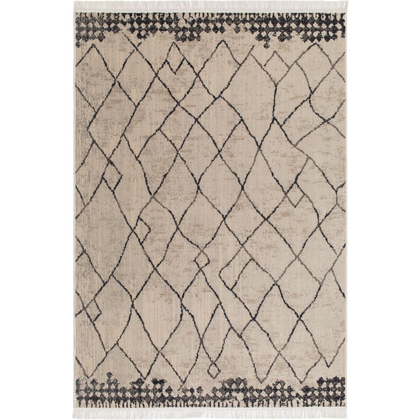 Matto Benina Tulum Berber 200x290cm valkoinen