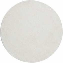 Pyöreä matto Benina Soft Ø120cm valkoinen