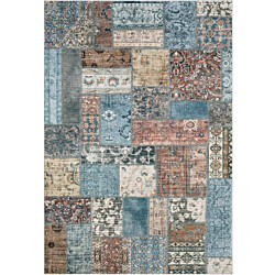 Matto Benina Tarfaya Patch 160x230cm sininen