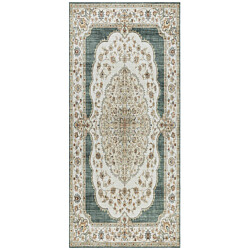Käytävämatto Benina Dolce Medallion 80x300cm vihreä