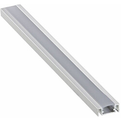 LED-boordilista Euroshrink 301A, alumiini, 23mm x 2.5m, kiiltävä hopea