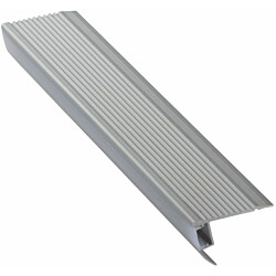LED-porraslista Euroshrink 310A, alumiini, 45mm x 2.5m, mattahopea