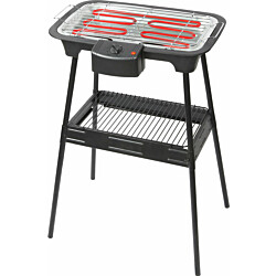 Sähkögrilli Easy Cooking 2000W jaloilla musta