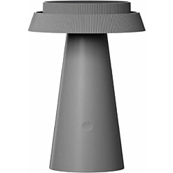 Pöytävalaisin aurinkokennolla Solar Energie 3CCT himennettävä harmaa