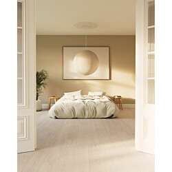 Kovetettu puulattia Bjelin Tammi Dalby 3.0 Powder White L, mattalakattu