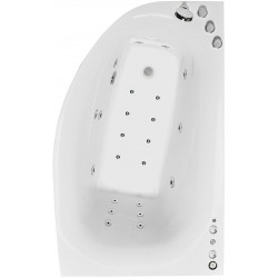Poreamme Bathlife Trivsam Premium, 1600x1000mm, oikea, valkoinen