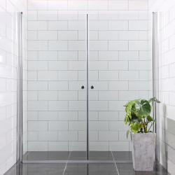 Suihkunurkka Bathlife Mångsidig Vital, 700x1000x1900mm, kirkas suora