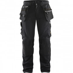 Softshell-riipputaskuhousut Blåkläder 1805, musta, koko C54