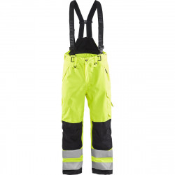 Kuorihousut Blåkläder 1867 Highvis, huomiokeltainen/musta, koko D84