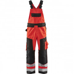 Lappuhaalari Blåkläder 2660 Highvis, huomiopunainen/musta, koko D104