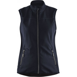 Naisten softshell-liivi Blåkläder 3851, tumma mariininsininen/musta, koko XXXL
